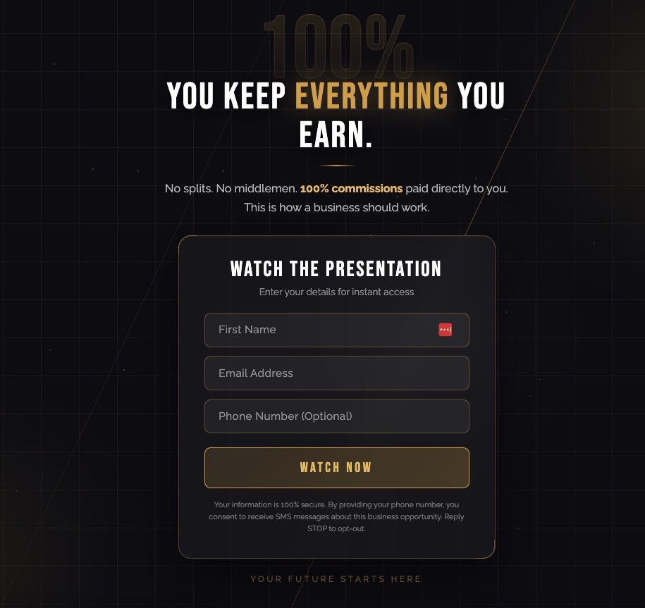 100% Commission You Keep Everything