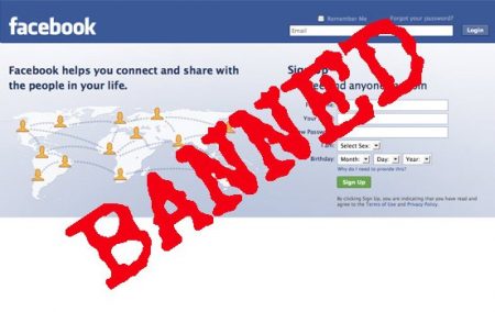 Banned by Facebook