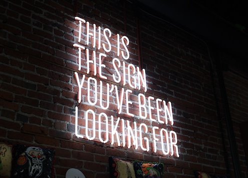This is the Sign You've Been Looking For