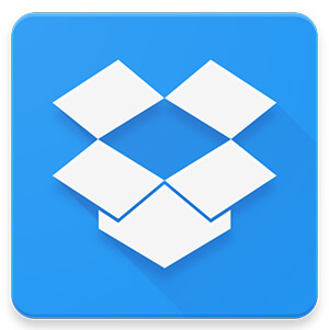 Dropbox file storage icon