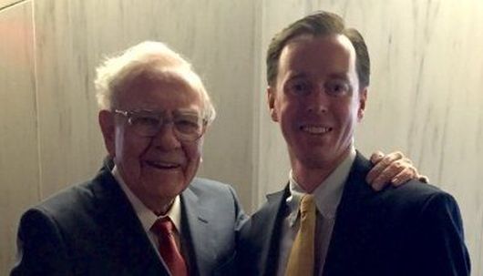 Warren Buffett with Author Jeremy Miller