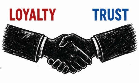 shaking hands a symbol of loyalty and trust